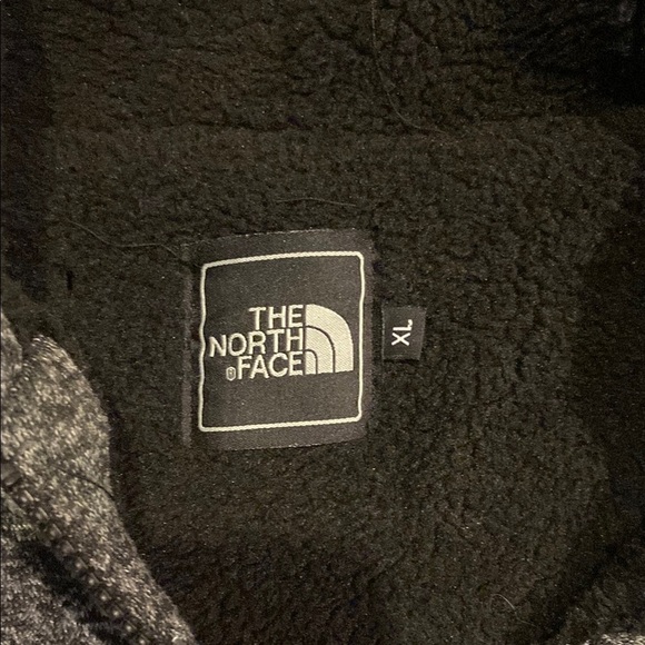 The North Face Men's Hooded Denali Fleece Jacket- Black Size XL NWT - Picture 6 of 9